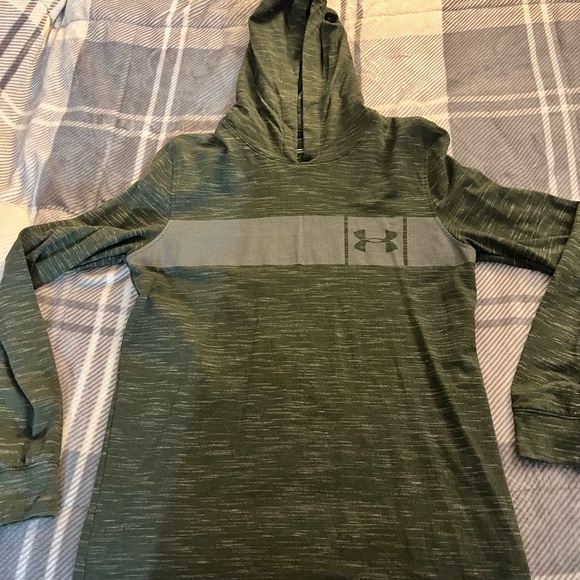 Light weight army green snd grey hoodie. - Picture 1 of 3